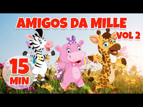 Amigos da Mille vol 2 - Giramille 15 min | Desenho Animado Musical