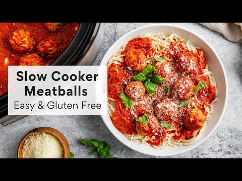 Ultimate Slow Cooker Meatballs (Gluten Free)