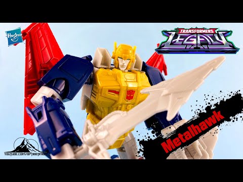 Transformers Legacy Evolution Voyager Class METALHAWK Video Review