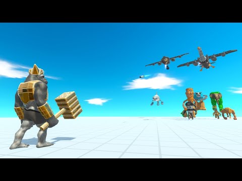 Ghor hammer vs italian brainrot animal revolt battle simulator