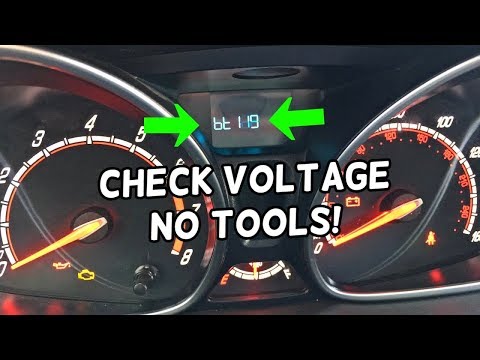 How do I check the battery level on my Ford Fiesta? | WapCar