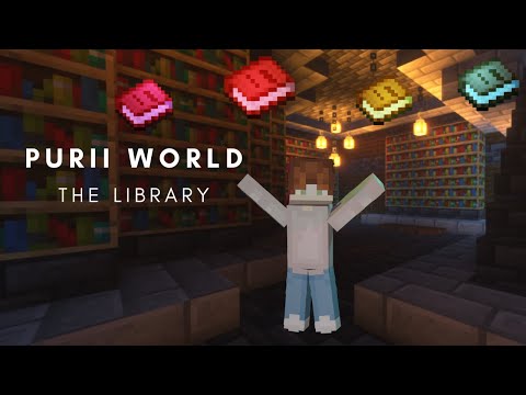 MAGICAL LIBRARY IN MINECRAFT | Purii World #7