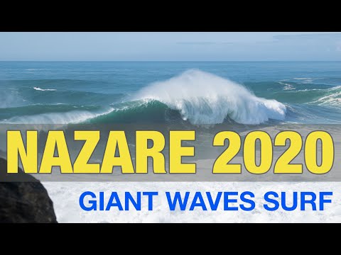 GIANT WAVES OF NAZARE | OCT 2020 | Kai Lenny, Sebastien Steutner, Justine Dupont