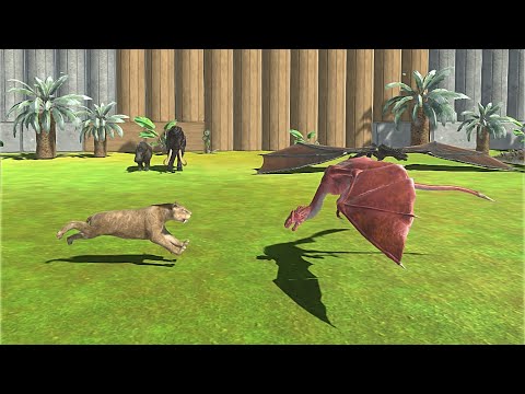 ⚡PREHISTORIC MAMMALS VS FANTASY - Animal Revolt Battle Simulator