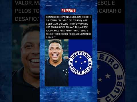RONALDO SALVOU O CRUZEIRO DA FALÊNCIA #shorts #futebol #cruzeiro