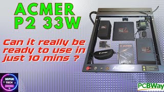 Can it really by Ready in 10 mins ? Acmer P2  33watt laser #acmer #laserengraving