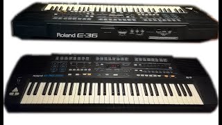 Video thumbnail for Roland E-36 (sound and styles demonstration) HiQ sound by Keyboards - review - repair