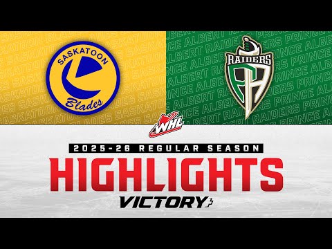 Saskatoon Blades at Prince Albert Raiders 9/19 | WHL Highlights 2025-26