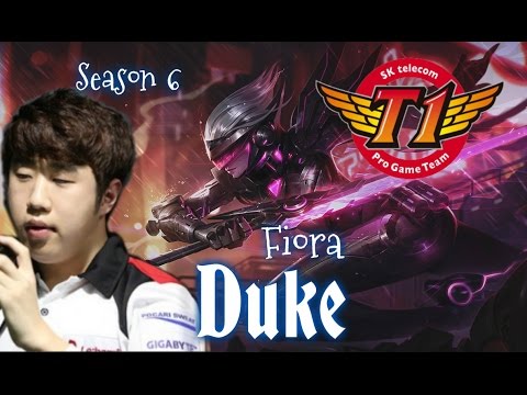 SKT T1 Duke FIORA Top vs Hecarim - Patch 5.24 KR | League of Legends
