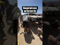 Flats tires while racing the Baja, almost took out my crew chiefs truck #baja #trophytruck #offroad