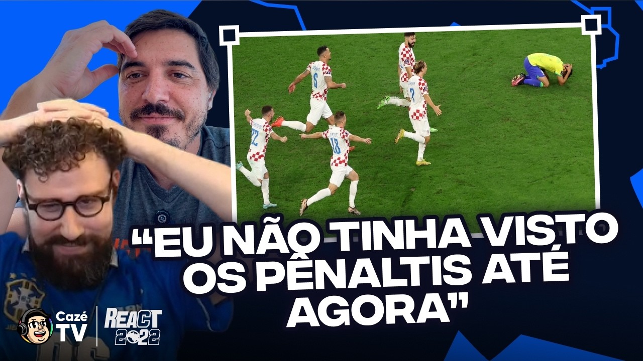 REACT COM LUÍS E BELTRÃO DO FATÍDICO BRASIL X CROÁCIA NA COPA DO MUNDO 2022!