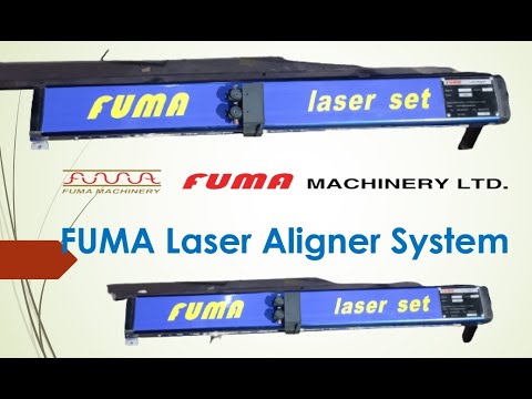 Fuma Machinery - FUMA Laser Aligner System - Working  #corrugatedbox #splicer
