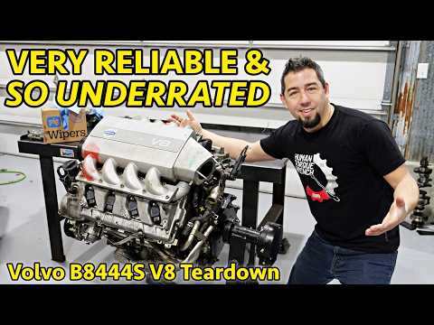 Tearing Down A "'bad" Volvo B8444S: Is This The Most Reliable Euro V8 Engine? How Did It Fail?