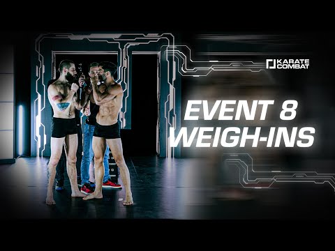 Karate Combat: Season 3 Event Eight - Weigh-Ins