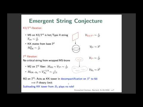 Timo Weigand & Rafael Álvarez-García (DESY): Membrane limits in Quantum Gravity