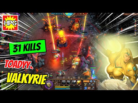 HON VALKYRIE GAMEPLAY | Toadyy` | Legendary - NM