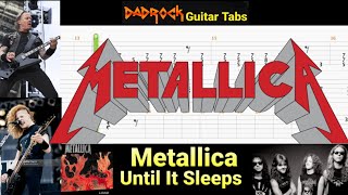 Until It Sleeps - Metallica - Guitar + Bass TABS Lesson