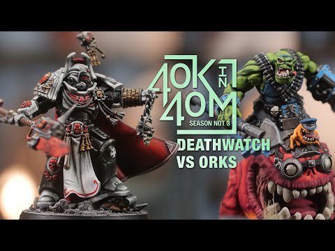 Deathwatch vs Orks! Purge the Xenos! Community army led by Space Marine Steve.