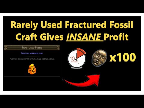 [PoE 3.25] 25 Divines into 200+ Div in Under 20 Minutes Using This Simple Fractured Fossil Craft
