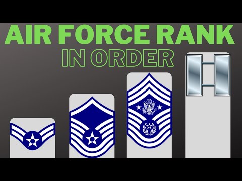 US Air Force Ranks In Order
