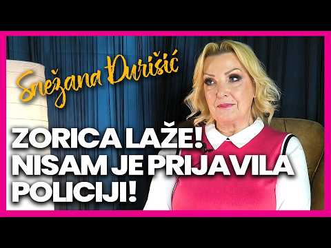 Zorica laze nisam je prijavila policiji! Snezana Djurisic: Bila je ona kod mene u kuci i sve je cula