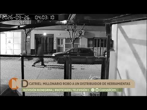 Catriel: millonario robo a un distribuidor de herramientas