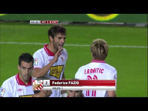 La Liga | Gol de Fazio (0-1) en el Sevilla FC - RCD Espanyol | 01-11-2012 | J4