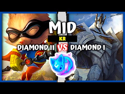 Korean Diamond Teemo Mid vs Galio - KR Rank Pre S11