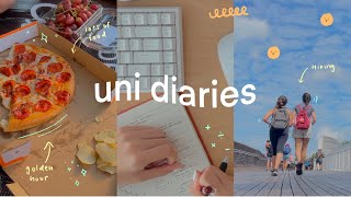 uni diaries: productive days, lots of studying, simple campus life 🎋