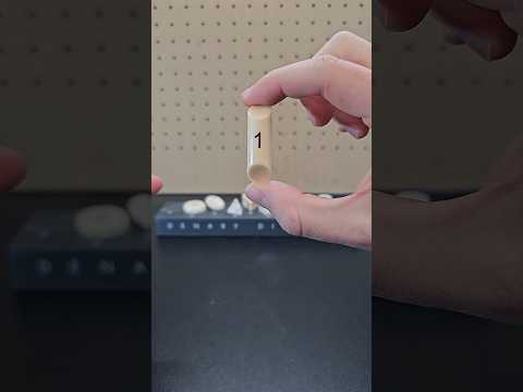 Check out this incredible Denary Dice Set! #vsauce #curiositybox #shorts