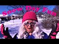 Snow Day Fun Snow Ice Cream Sledding Snow Angel With Granny McDonalds
