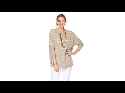 WynneLayers Open Squares Sweater