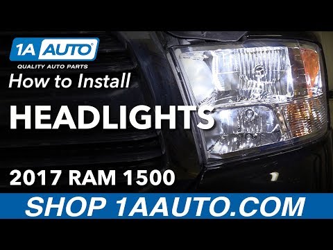 How to Replace Headlights 11-17 Ram 1500