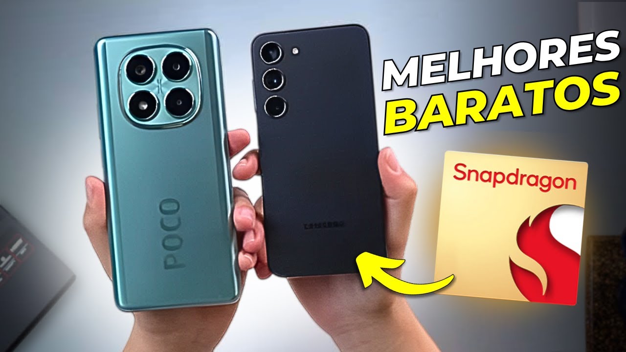 TOP 7 MELHORES Celulares BOM e BARATO em 2025! (RODA TODOS JOGOS)