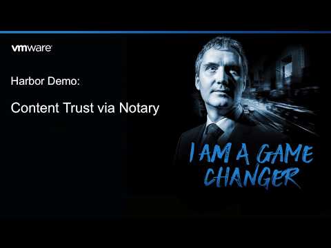 Harbor Demo: Content Trust via Notary
