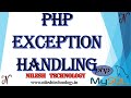 PHP Exception Handling Tutorial 2020