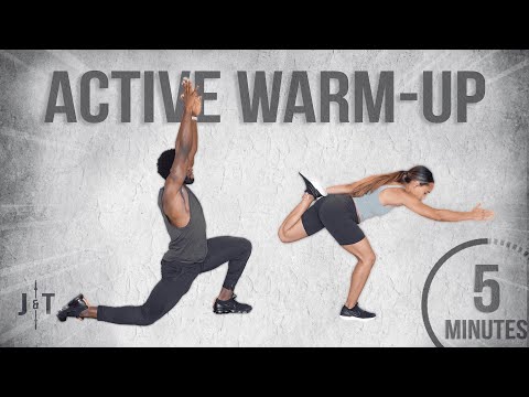 5 Minute Active/Dynamic Warm-Up Stretch