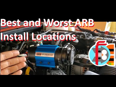 The best and worst location to install an ARB Compressor. 2020 Jeep Editions