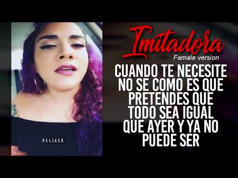 Imitadora -  Respuesta  PARA ROMEO ( Laudy ) (Video con Letra)