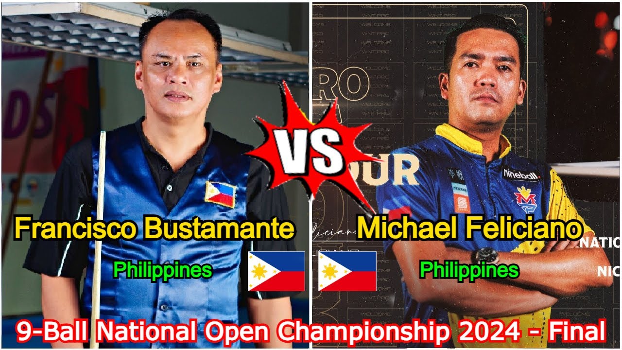 Francisco Bustamante VS Michael Feliciano | 1st Mayor Stephen 9-Ball National Open - Final