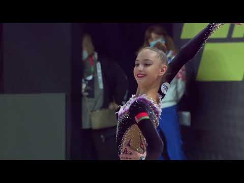 Dina Agisheva (BLR) - Rope Q - 2020 European Championships Kyiv