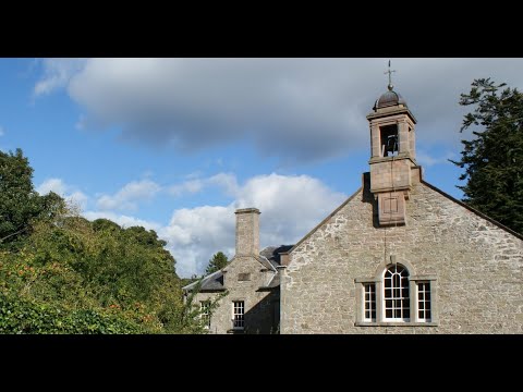 Spring Road Trip Drive On Country Roads To Visit  Parish Church Aberdalgie Perthshire Scotland