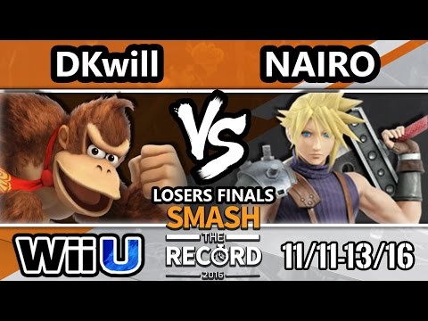 STR 2016 Smash 4 - DKwill (Donkey Kong) Vs. NRG | Nairo (ZSS) SSB4 Losers Finals - Smash Wii U
