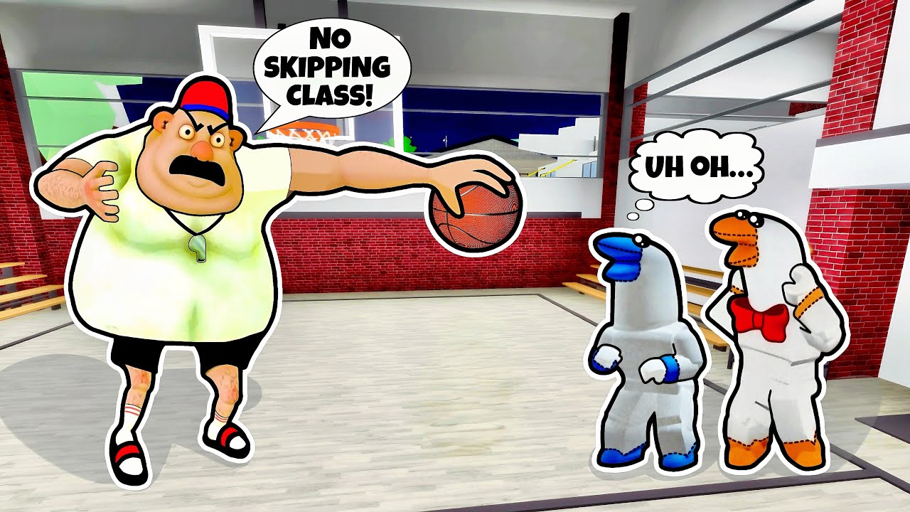 ESCAPE EVIL GYM TEACHER￼! ROBLOX