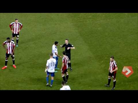 Blades 0-2 Bury - red cards again!
