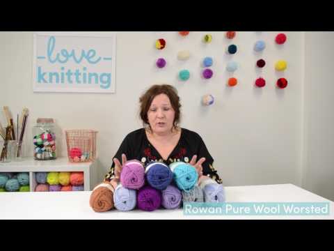 Yarn review/ rowan pure wool worsted