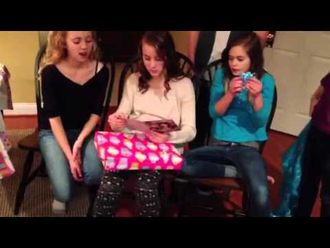 Kenzie gets hit with Beiber Fever on her 13th Birthday!