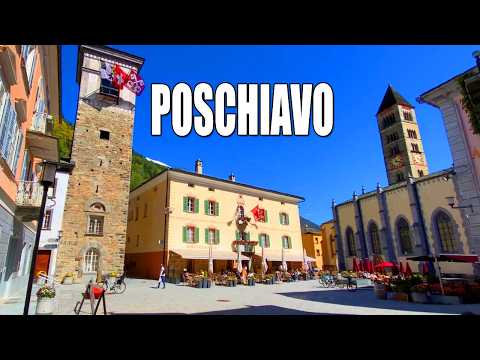 Poschiavo - Charmosa cidade suíça de patrimônio nacional na Suíça (2021) por Swiss Hiking Clips