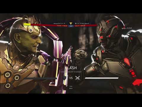 Injustice 2 - Deoxys (Cyborg) vs Basics (Brainiac)