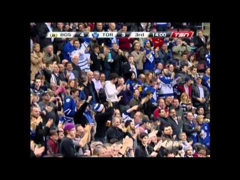 Bruins @ Leafs - Matt Frattin Scores - 111130